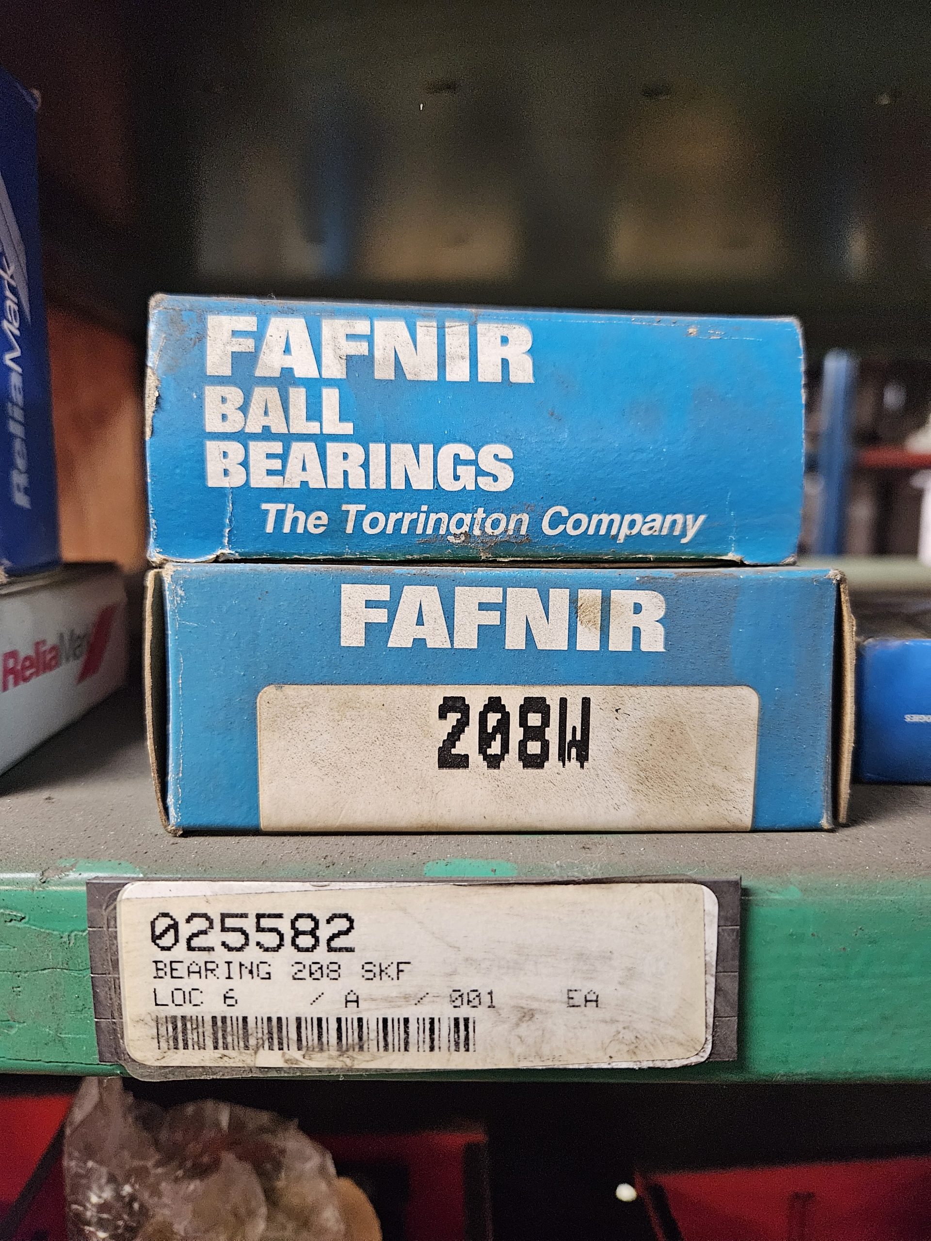 FAFNIR radial ball bearing 208W