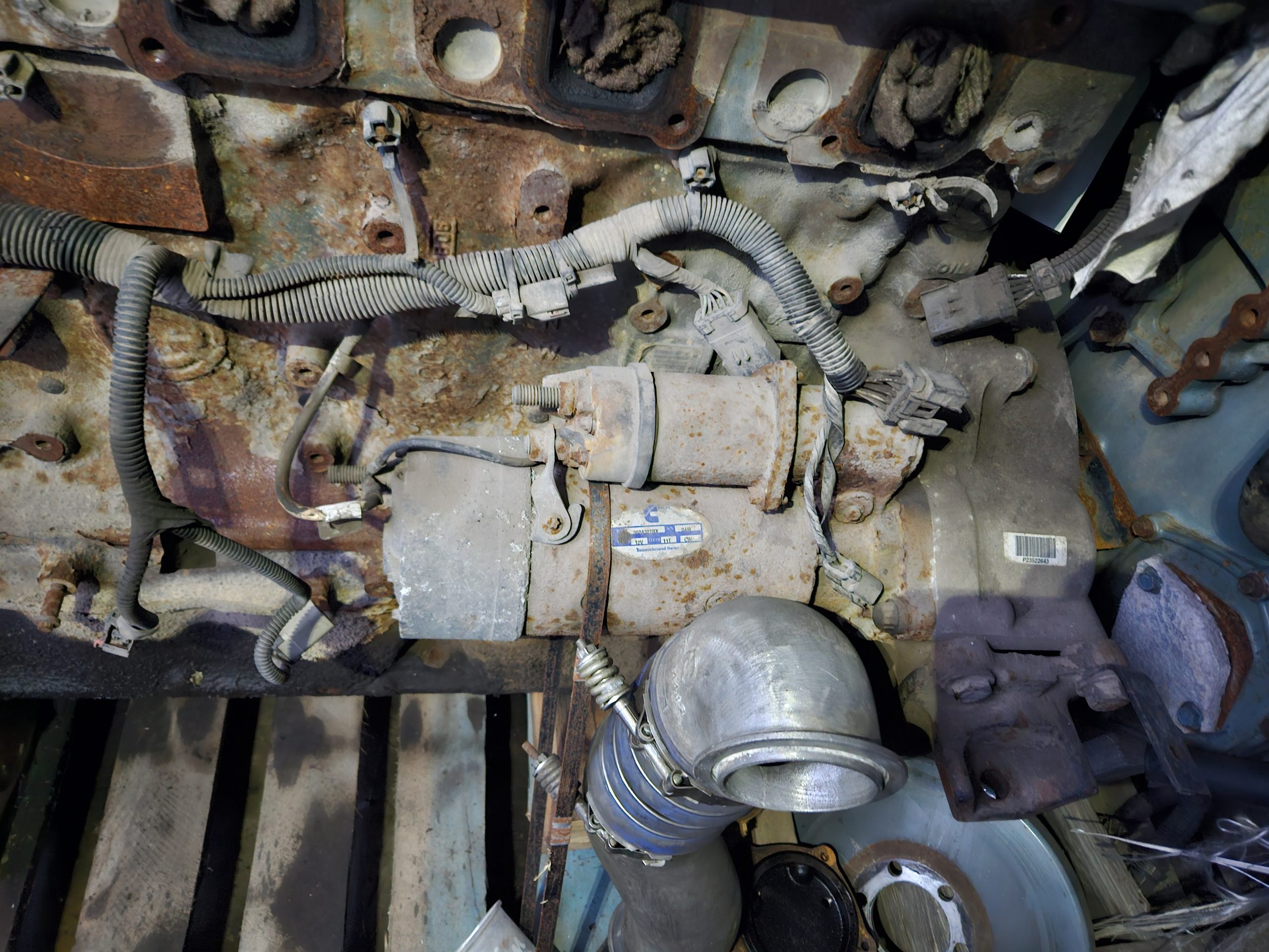 DD60-E02 — DD60 14.0L 2005 Engine w/ Turbo & Manifolds